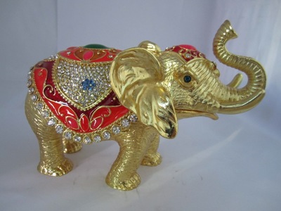 【廠家直銷(xiāo) 大象金屬珠寶首飾盒 富貴吉祥 家庭擺件 高檔商務(wù)禮品】?jī)r(jià)格,廠家,圖片,金屬工藝品,義烏市韻格工藝品-