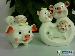 供應五子豬合家歡存錢罐_禮品、工藝品、飾品_世界工廠網中國產品信息庫